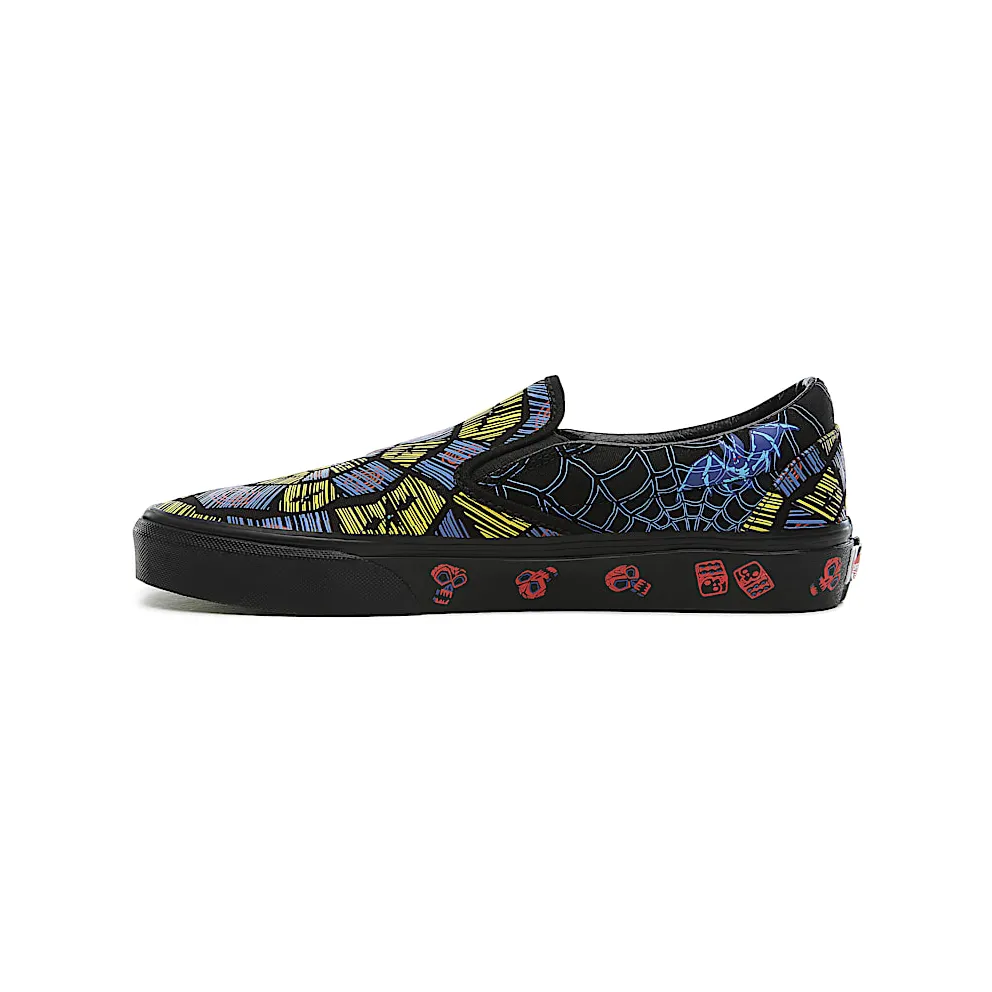 Vans The Nightmare Before Christmas x Classic Slip-On ‘Oogie Boogie’ Black/Multi (VN0A4BV3TA5)