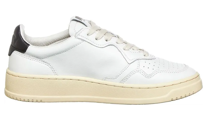 Autry Medalist Low Leather / Leather White / Black (AULWLL22) (3)