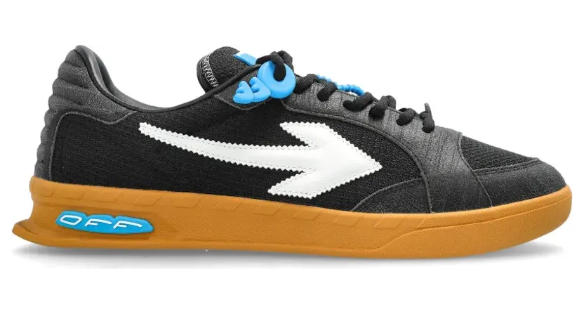 Off-White Sneakers met Arrow-patroon – Zwart (OMIA2ALS26FAB001)
