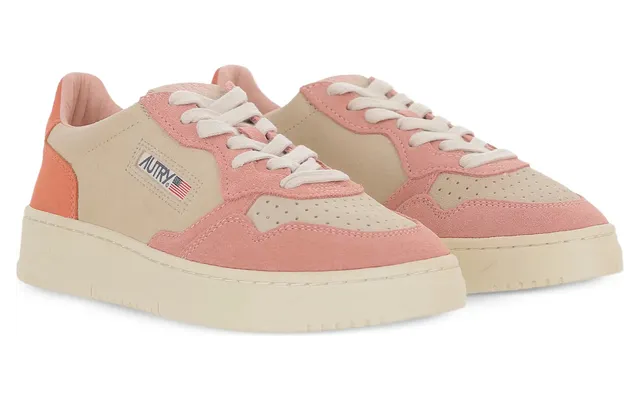Autry Medalist Low Tri-colour “Neutrals/Pink” (AULW TS26) (4)