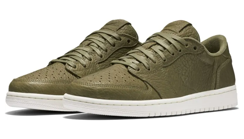 Jordan 1 Retro Low Swooshless Olive