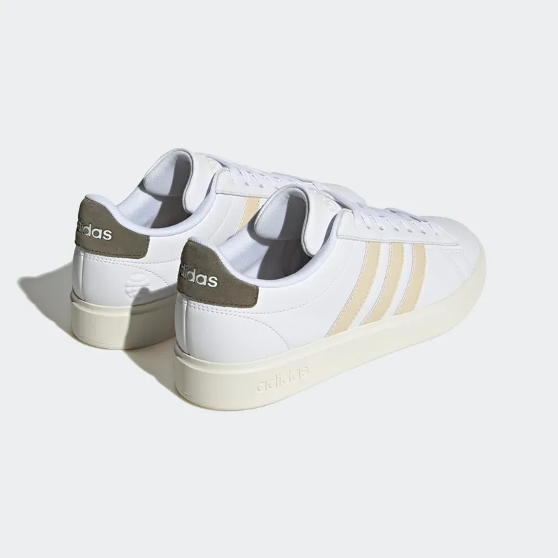 Adidas Grand Court Cloudfoam Lifestyle Court Comfort Cloud White / Sand Strata / Olive Strata (FZ6406)