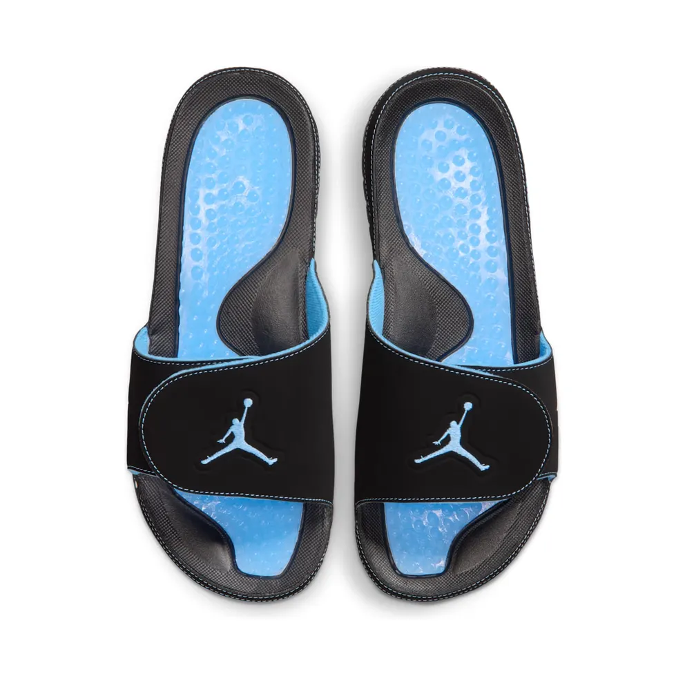 Air Jordan Hydro 5 Slide “Black / White / University Blue” (555501-004)