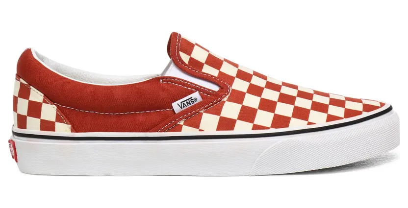 Vans Classic Slip-On ‘Checkerboard Picante’ Picante/True White (VN0A4U38WS2)