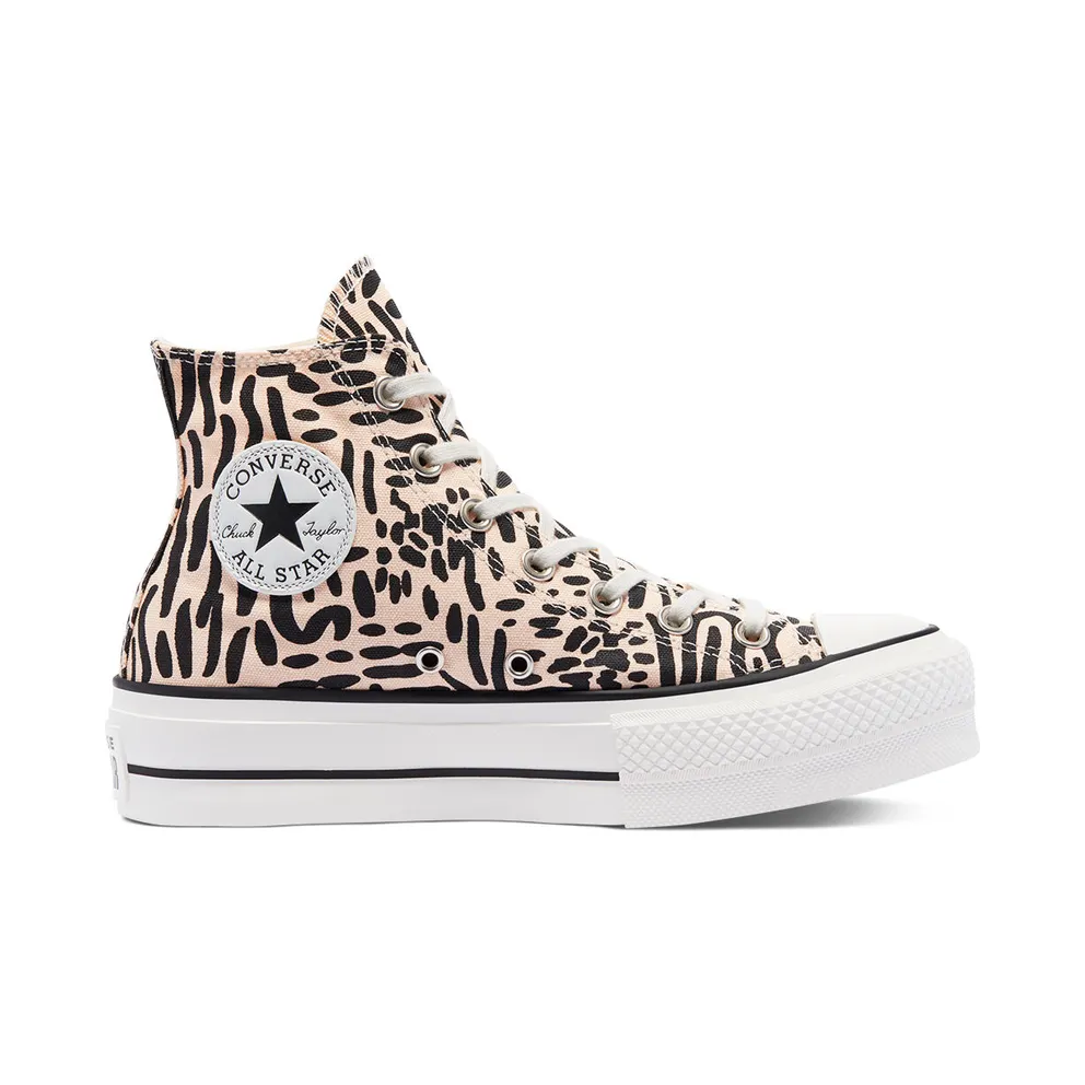 Converse Jungle Art Platform Chuck Taylor All Star High Top Crimson Tint/egret/black (571084C)