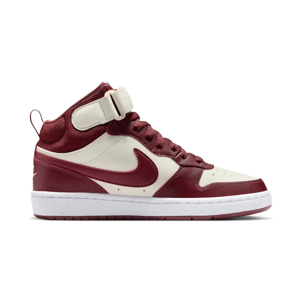 Nike Court Borough Mid 2 Soft Pearl Dark Team Red (CD7782-013)