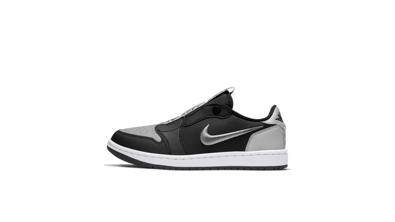 Jordan 1 Low Slip Shadow (W) Black/Medium Grey-White (CQ0279-001)