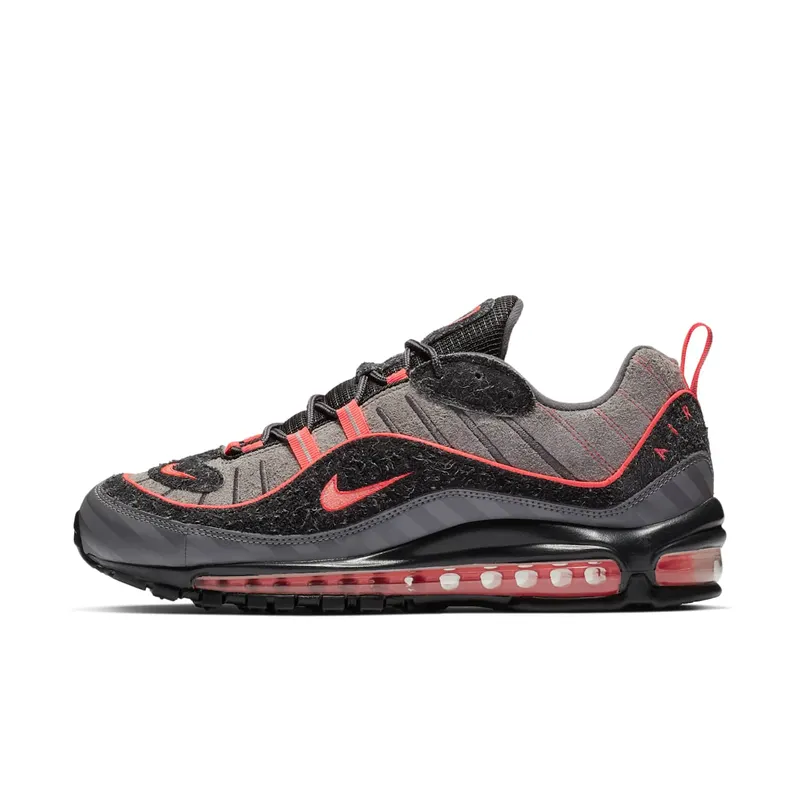 Nike Air Max 98 I-95 Gunsmoke/Lava Glow-Thunder Grey-Oil Grey (BV6046-001)