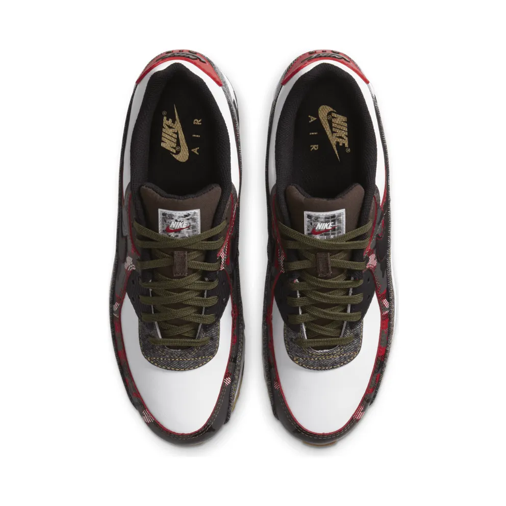 Nike Air Max 90 Remix White/Black-Metallic Gold-Cargo Khaki (DB1967-100)