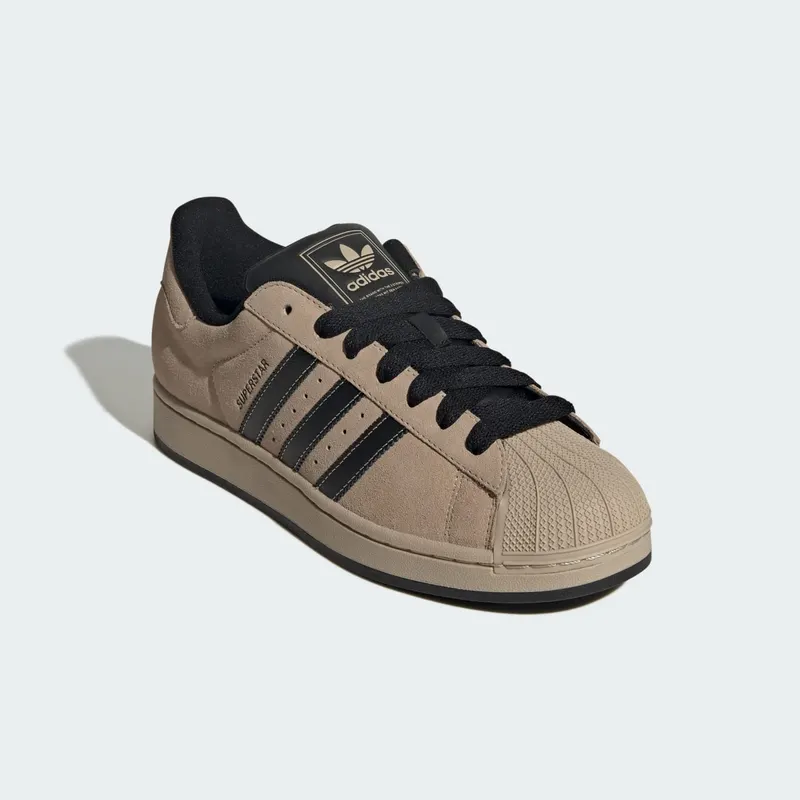 Adidas SUPERSTAR II-Shoes Stone Khaki / Core Black / Stone Khaki (IH9320)