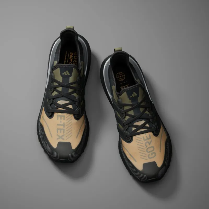 adidas Ultra Boost Light Gore-Tex Preloved Yellow Core Black Olive Strata (HP6404)