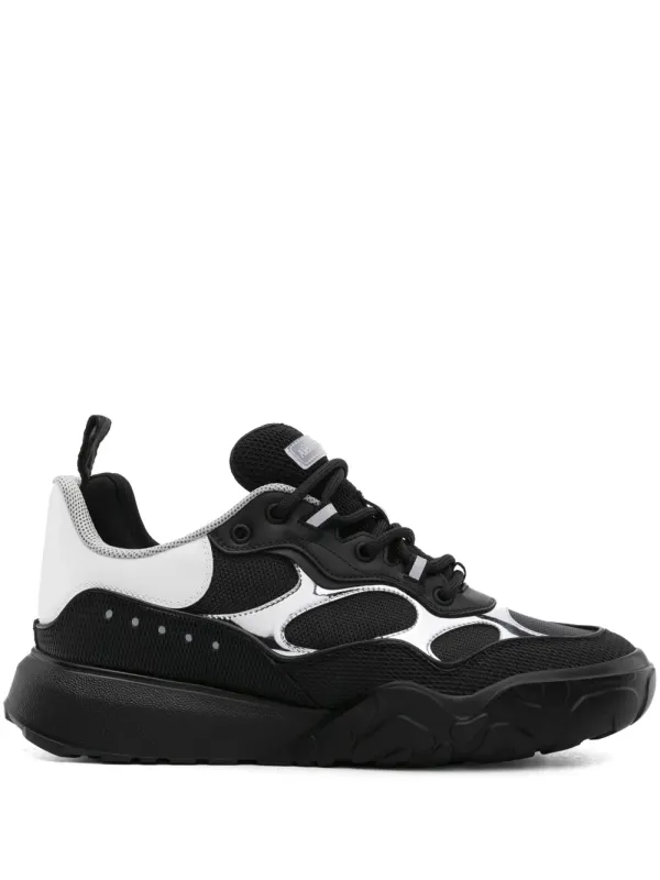 Alexander McQueen Sneakers mit Kontrasteinsätzen – Schwarz (794521W4Y11)