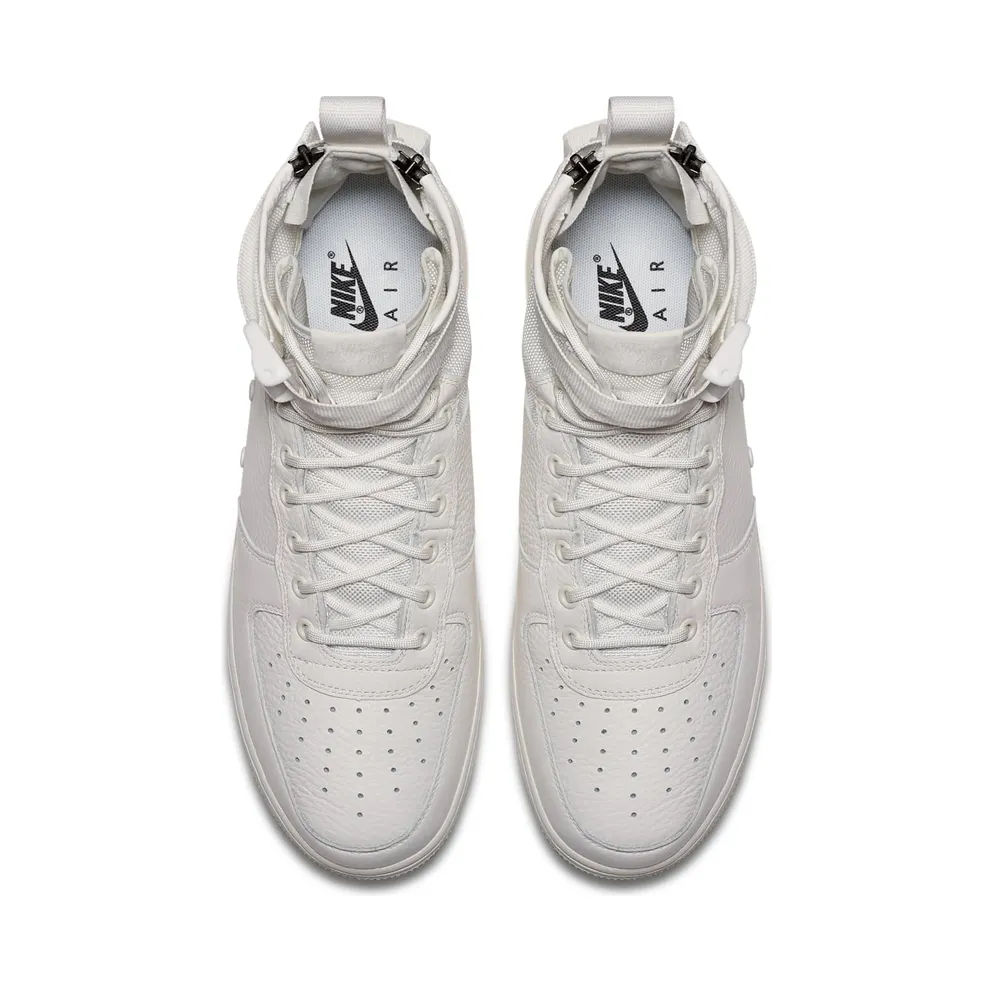 Nike SF Air Force 1 Mid Triple Ivory Ivory/Reflective Silver (AA6655-100)