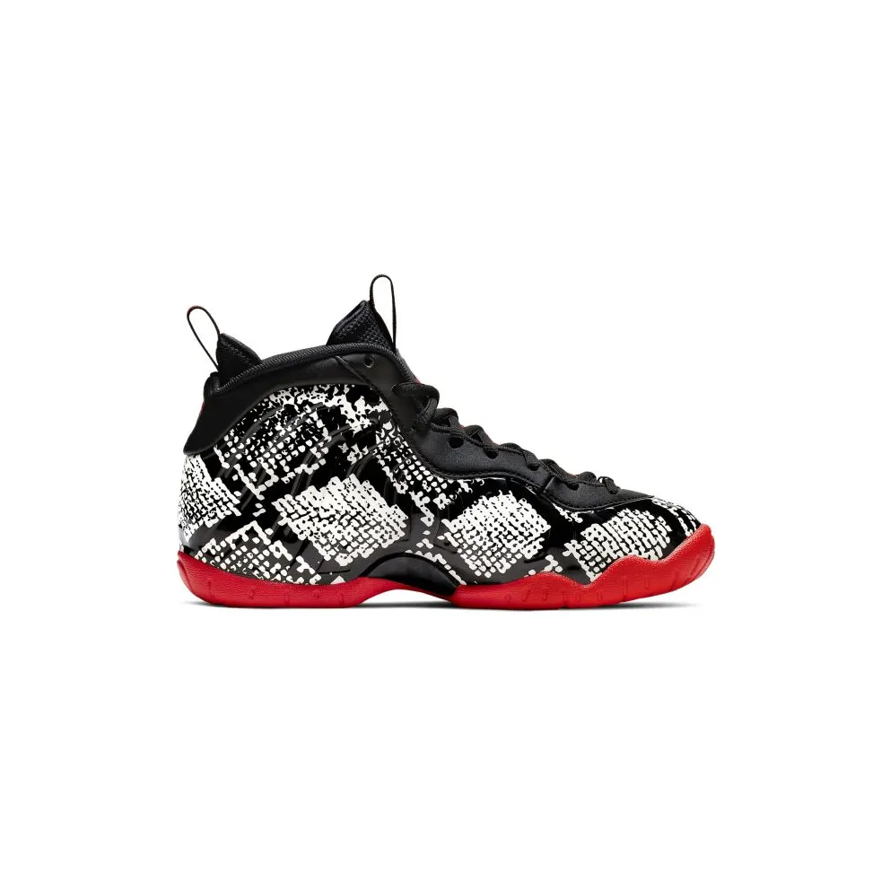 Nike Air Foamposite One Albino Snakeskin (GS) Sail/Habanero Red-Black (644791-104)