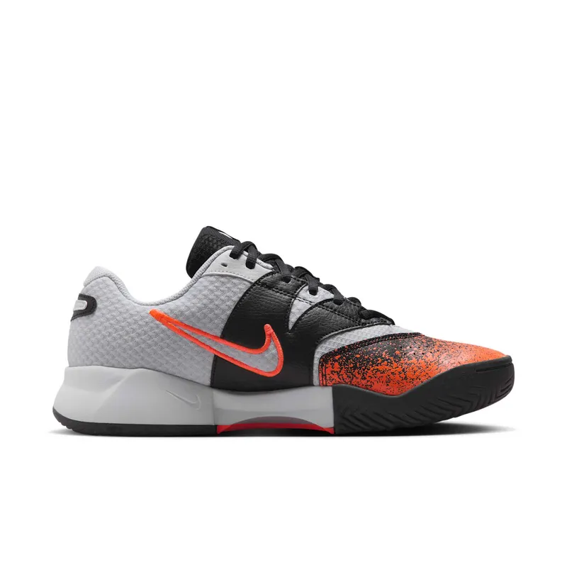 Nike Court Lite 4 Premium “Pure Platinum Black Hyper Crimson White” (FQ8718-002)