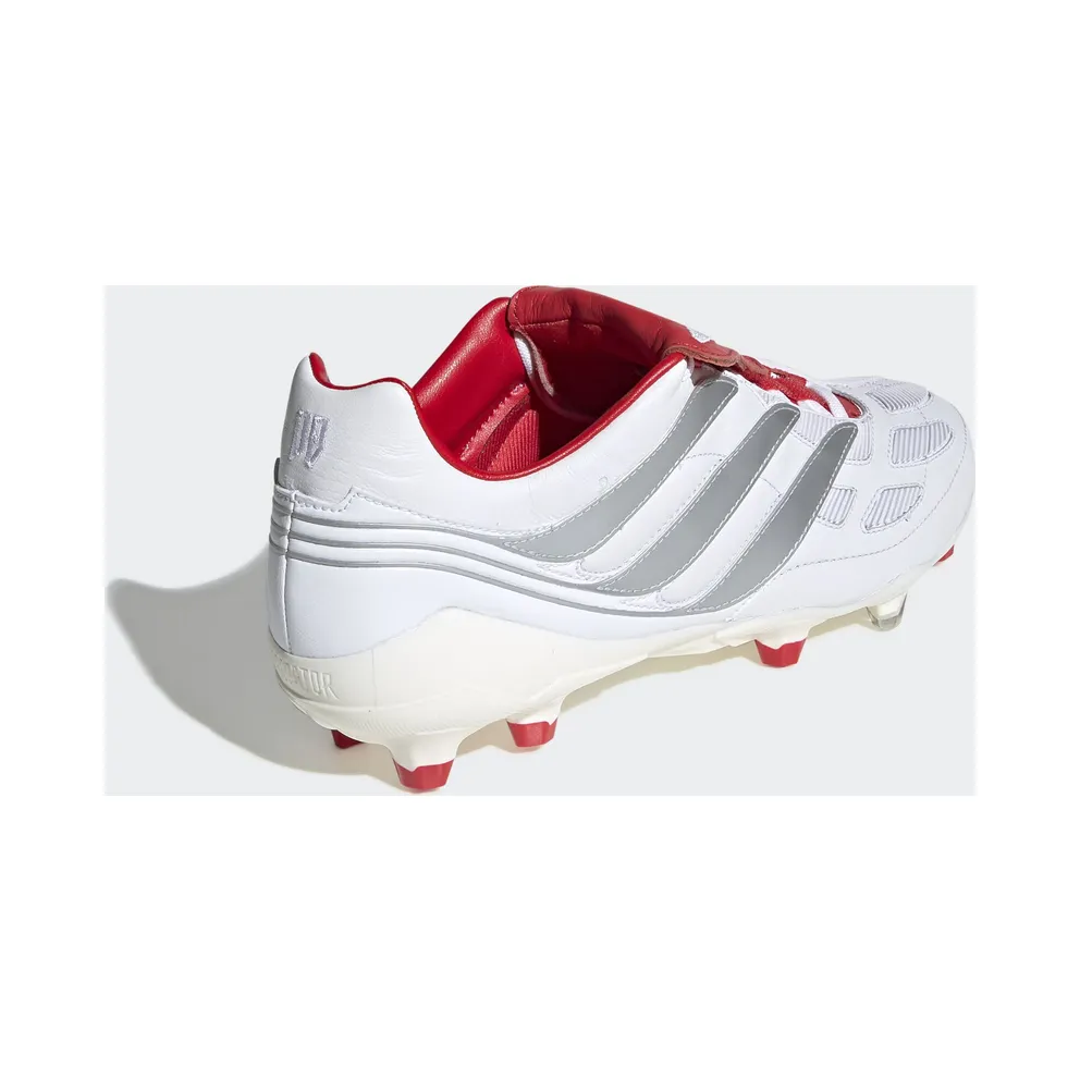adidas Predator Precision FG 25 Year Pack David Beckham Footwear White/Silver Metallic/Predator Red (F97223)