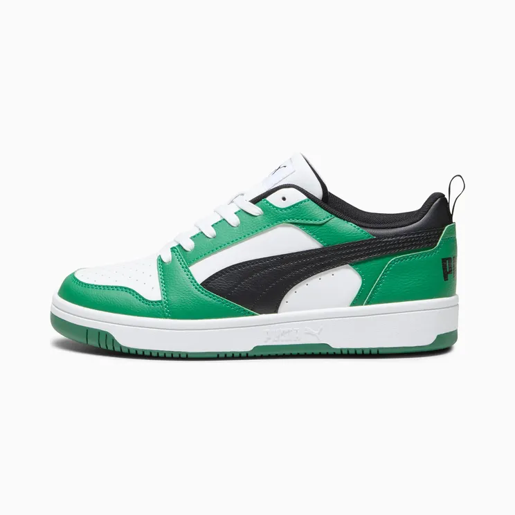 Puma Rebound V6 Laag Wit/Groen/Zwart (392328-06)