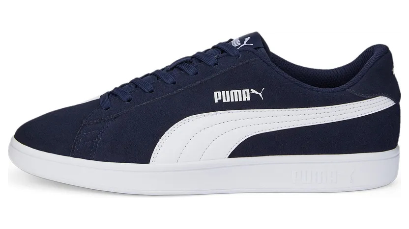 Puma Smash V2 brede Blauw/Wit (386436-04)
