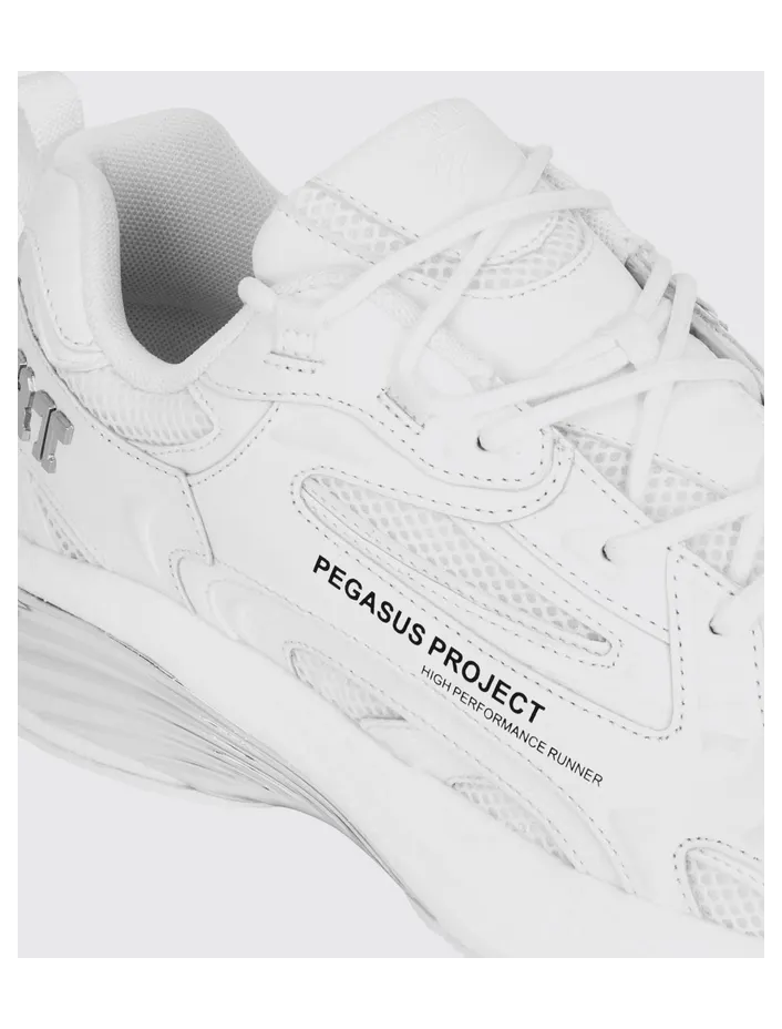 Plein Sport Pegasus Project Mesh And Rubber Sneakers White (SAFSUSC0935STE003N01) (3)