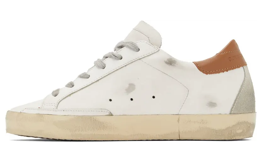 Golden Goose White & Brown Super-Star Sneakers (GMF00102.F002182.10803) (3)