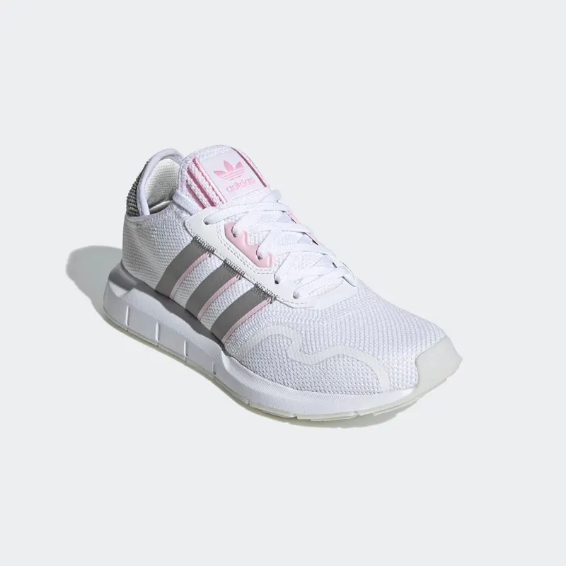 Adidas Swift Run X Cloud White / Charcoal Solid Grey / True Pink (FY5440)
