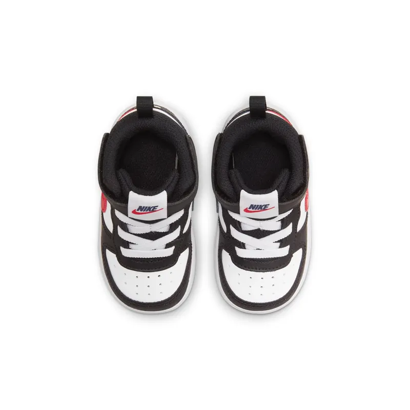 Nike Court Borough Mid 2 White Black University Red (DO5894-161)