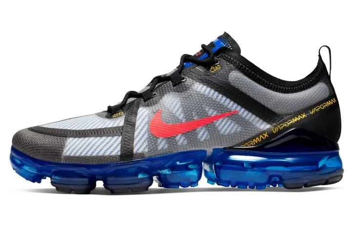Nike Air VaporMax 2019 Black Hyper Blue Bright Crimson
