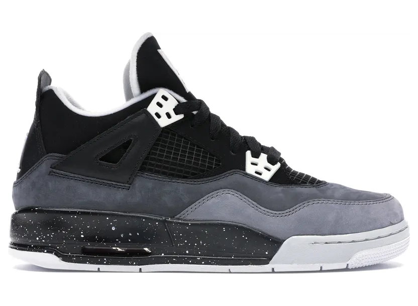 Air Jordan 4 Retro’Fear’ GS Black/White-Cool Grey-Pure Platinum (626970-030)