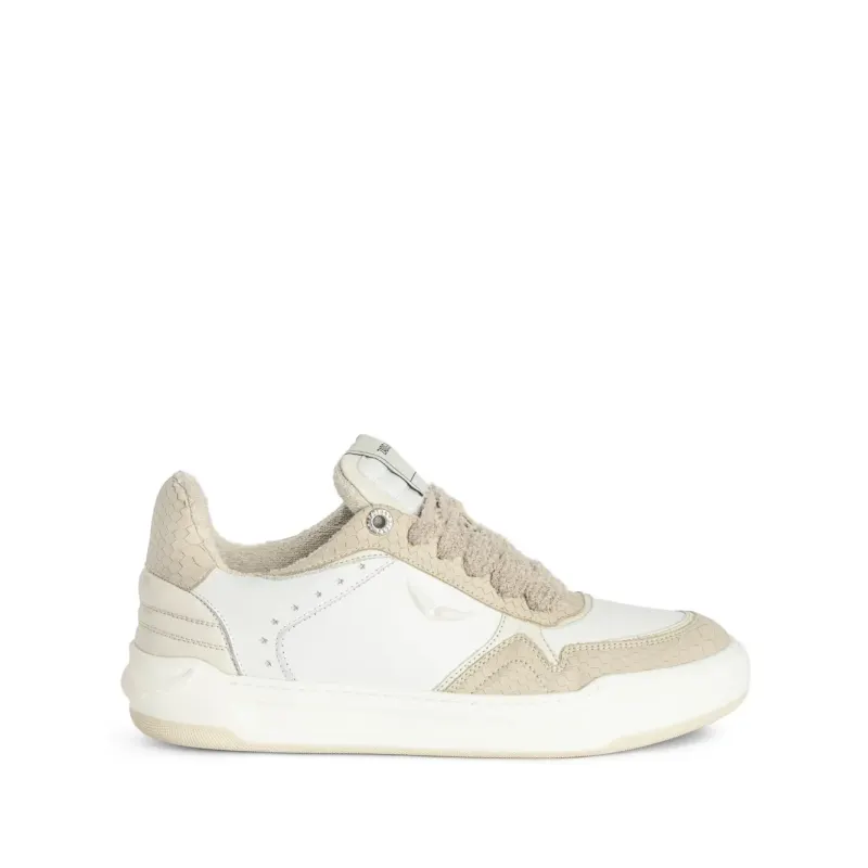 Zadig&Voltaire Wings low-top – Beige (SWSN00523)