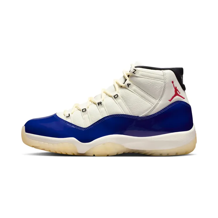 Jordan 11 Retro Rare Air “Deep Royal Blue / Sail / Black / Fire Red” (IH0296-400)