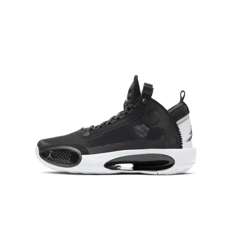 Jordan XXXIV Eclipse (GS) Black/Black-Metallic Silver (BQ3384-001)
