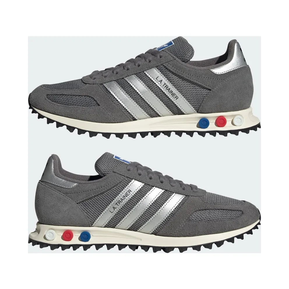Adidas LA TRAINER OG Shoes Grey Four / Silver Metallic / Off White (KJ4380)