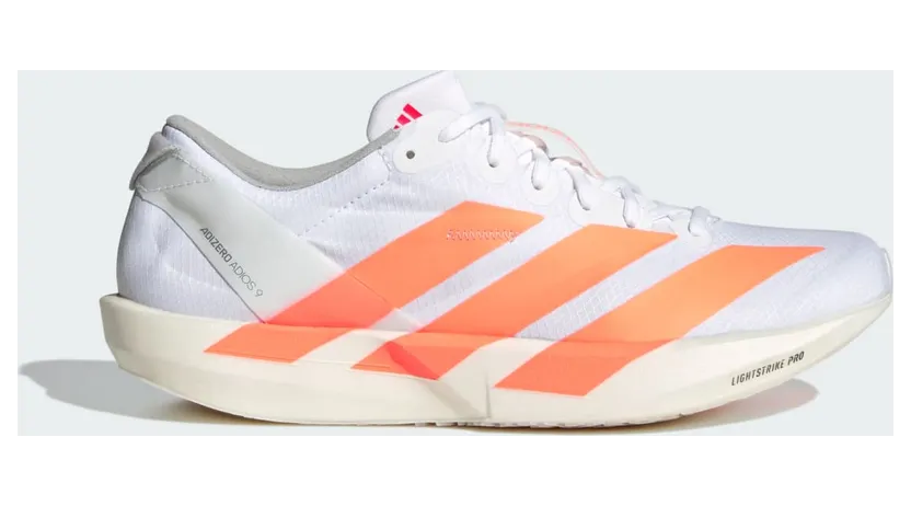adidas Adizero Adios 9 Cloud White Beam Orange Lucid Red (JQ0779)