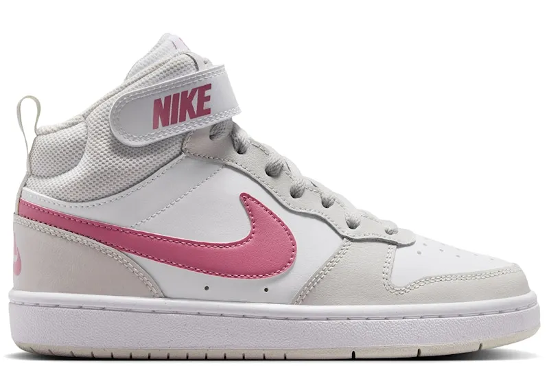 Nike Court Borough Mid 2 White Vast Grey Peony (CD7782-133)