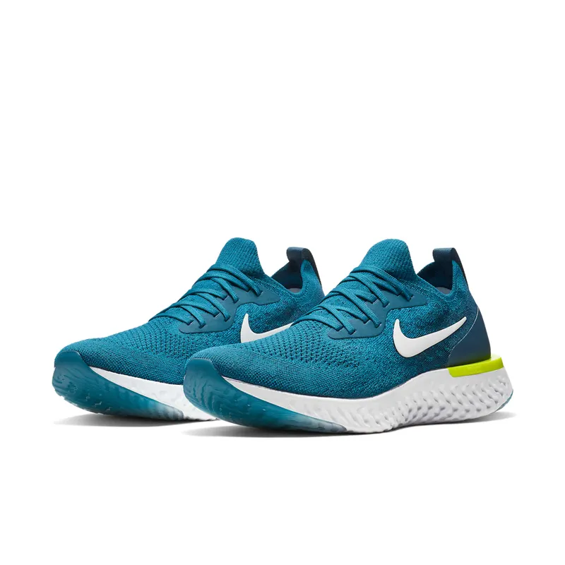 Nike Epic React Flyknit Green Abyss Green Abyss/White-Blue Force-Volt (AQ0067-302)