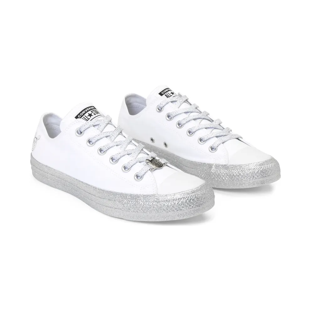 Converse Chuck Taylor All-Star Low Miley Cyrus White Silver White (162238C)