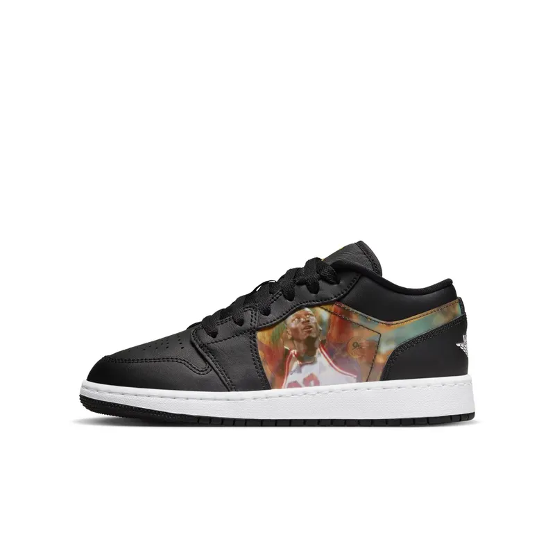 Air Jordan 1 Low Older Kids’ Black (DR9497-001)