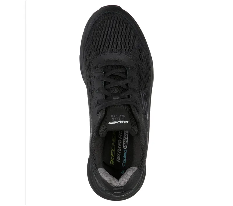 Skechers Relaxed Fit: D’Lux Walker – Black (232044 BBK)