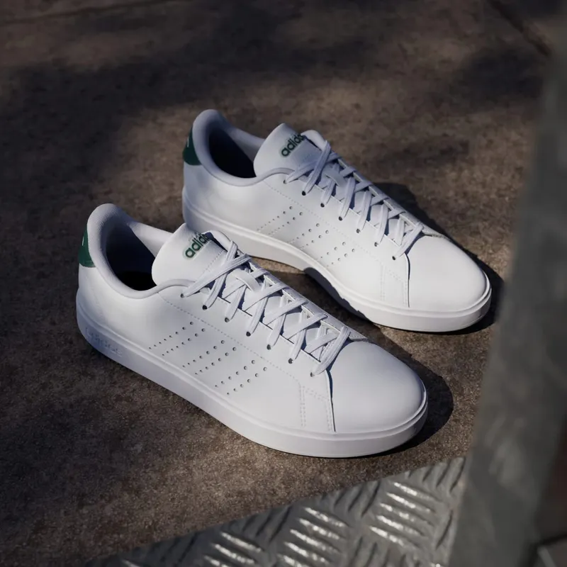 Adidas Advantage 2.0 Cloud White / Core Black / Collegiate Green (IG9166)