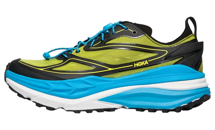 Hoka One Stinson One7 “Black / Skyward Blue” (1168931-BKSK)