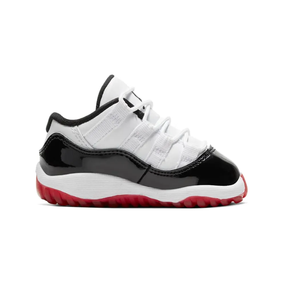 Air Jordan Nike AJ XI 11 Low Suede ‘White Bred’ (TD) (2020) (505836-160)