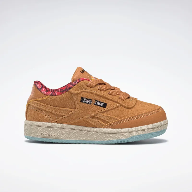 Reebok Jurassic Park Club C 85 Rich Ochre / Diffused Blue / Stadium Red (GZ0538)