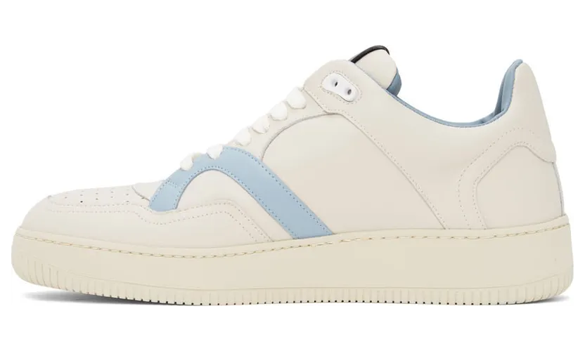 Human Recreational Services Off-White & Blue Mongoose Low Sneakers (UE21GF0200X2C2) (3)