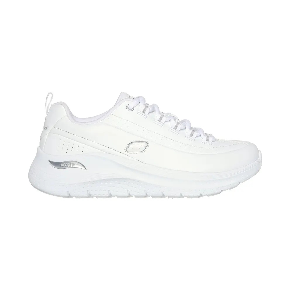 Skechers Arch Fit 2.0 – Star Bound Sneaker Weiß/Silber
