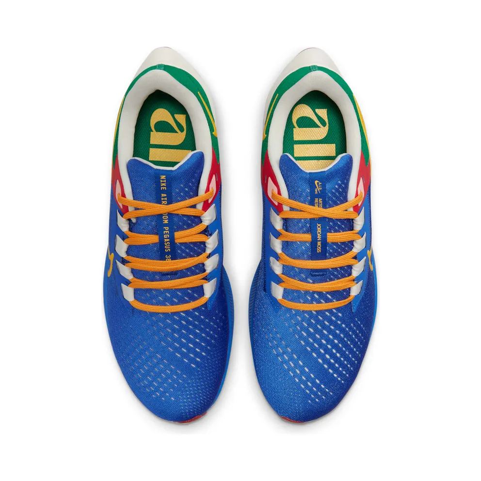 Nike Air Zoom Pegasus 38 A.I.R. Jordan Mossen for Men (straat) Blue (DO7763-400)