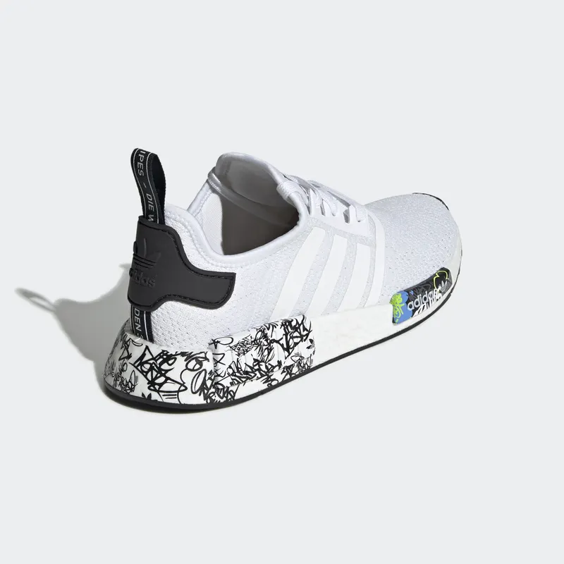 adidas NMD R1 Graffiti Plugs Cloud White/Core Black/Cloud White (EG7576)