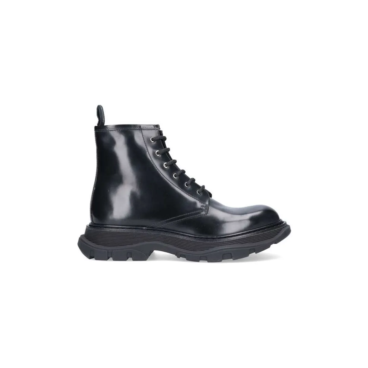 Alexander McQueen Combat Boot Black (604250WHXH01000)