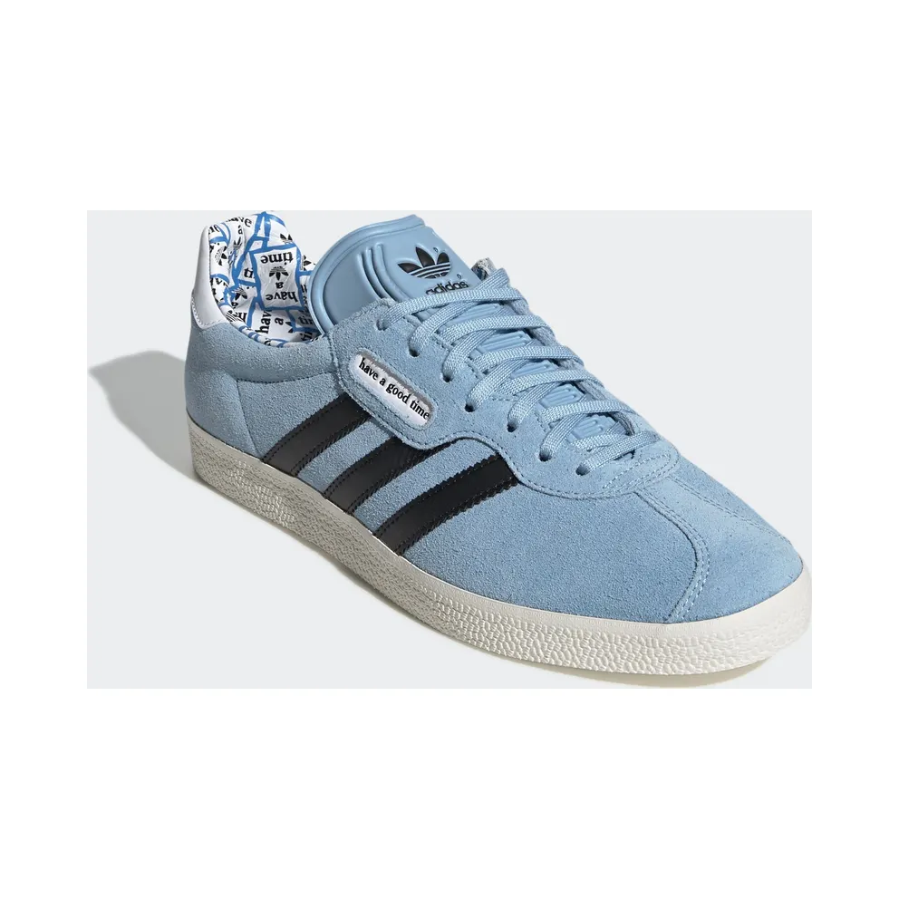 adidas Gazelle Super Have A Good Time Clear Blue/Core Black/Chalk White (G54785)