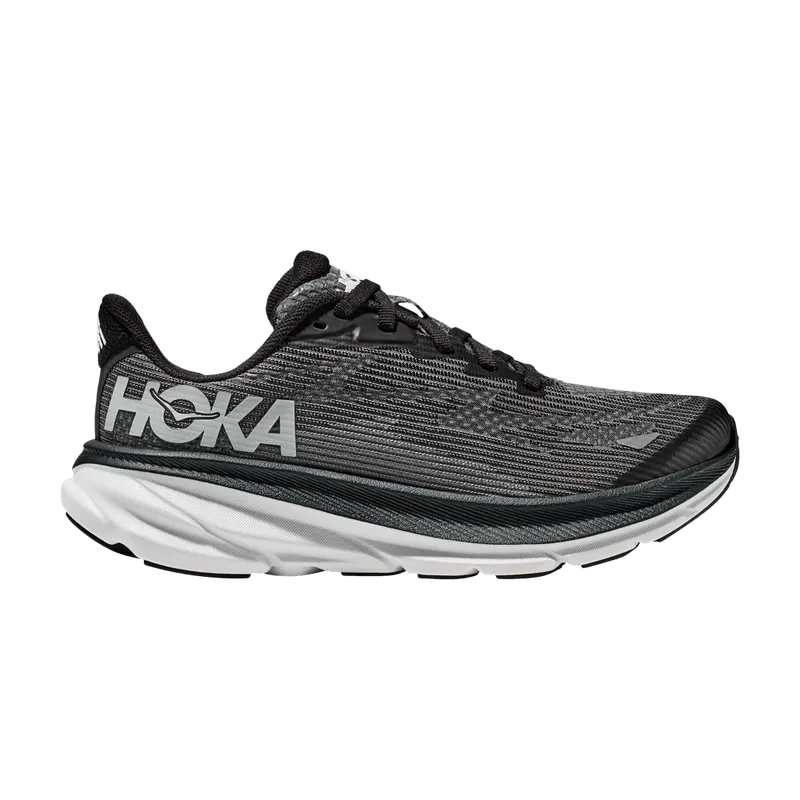 Hoka One Clifton 9 GS “Black White” (1131170-BWHT)