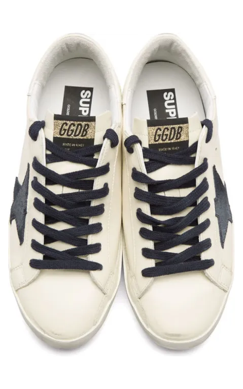 Golden Goose SSENSE Exclusive White Super SSTAR Sneakers (F35MS590.G15) (4)